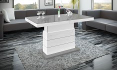 MATERA LUX coffee table (high gloss/super matt/wood-like decor)